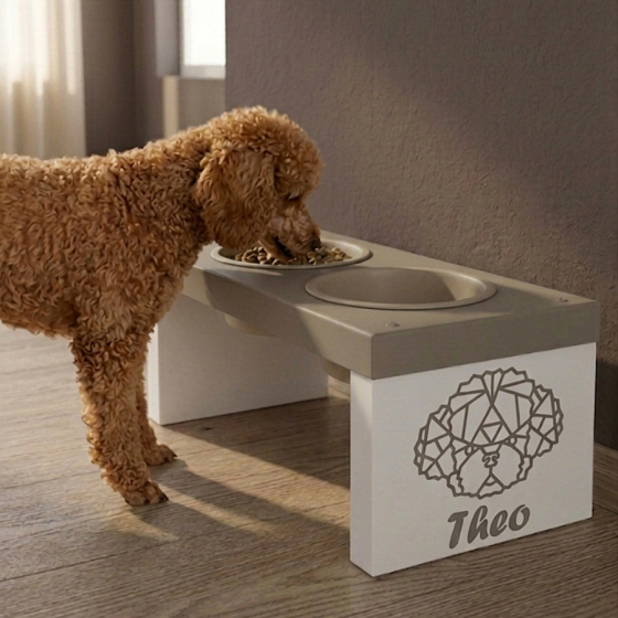 Comedero elevado Caniche...